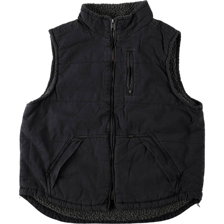 Lee PREMIUM SELECT Padded Duck Vest, Men's Size M (approx.) cotton black type Vintage Second Hand