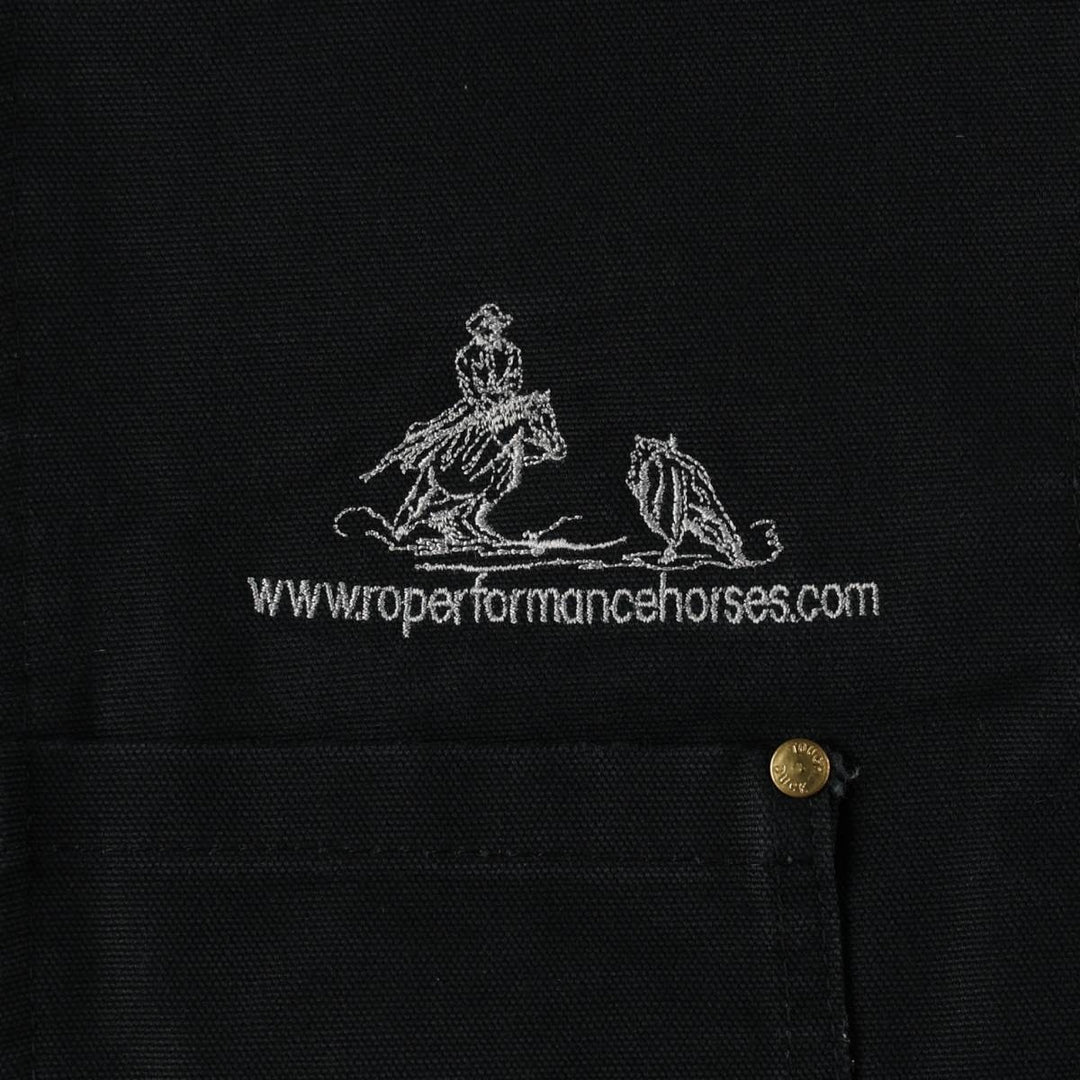 TOUGH DUCK Padded Duck Vest, Made in Canada, Men's Size L (approx.) cotton black type Vintage Second Hand