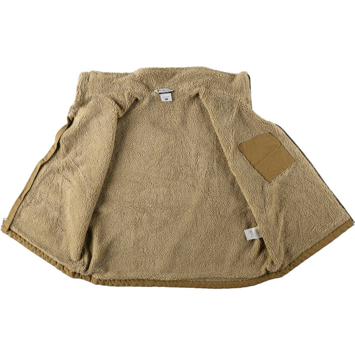 2000'S Columbia TIMBER GRIT Duck Vest, Men's Size XL (approx.) cotton Khaki type beige Vintage Second Hand