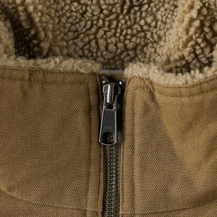 2000'S Columbia TIMBER GRIT Duck Vest, Men's Size XL (approx.) cotton Khaki type beige Vintage Second Hand
