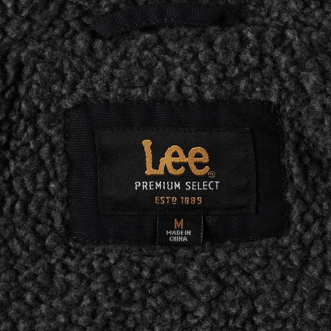 Lee PREMIUM SELECT Padded Duck Vest, Men's Size M (approx.) cotton navy blue type Vintage Second Hand