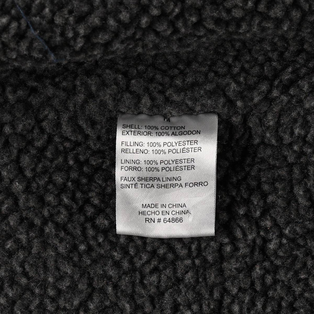 Lee PREMIUM SELECT Padded Duck Vest, Men's Size M (approx.) cotton navy blue type Vintage Second Hand