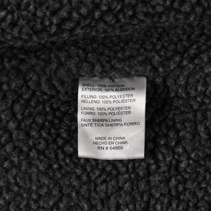 Lee PREMIUM SELECT Padded Duck Vest, Men's Size M (approx.) cotton navy blue type Vintage Second Hand