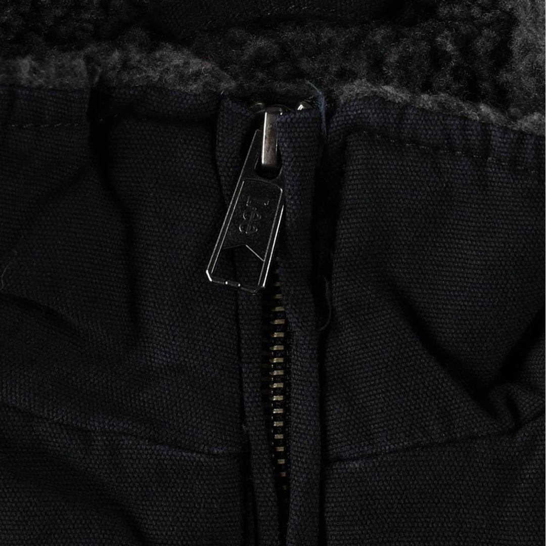 Lee PREMIUM SELECT Padded Duck Vest, Men's Size M (approx.) cotton navy blue type Vintage Second Hand