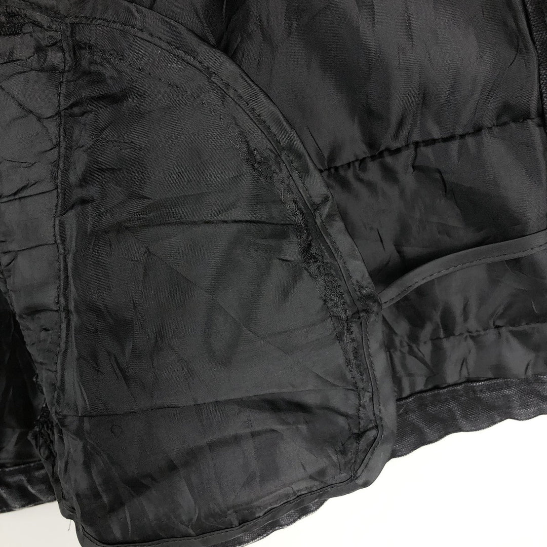 Wrangler WORK WEAR Hooded Padded Duck Vest, Men's Size XL (approx.) cotton black type Vintage Second Hand