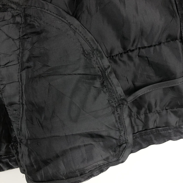 Wrangler WORK WEAR Hooded Padded Duck Vest, Men's Size XL (approx.) cotton black type Vintage Second Hand