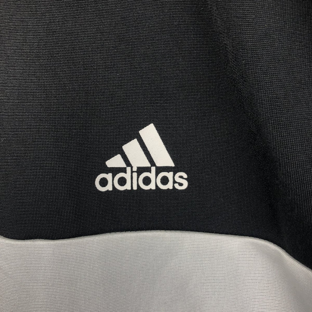 Adidas adidas jersey track jacket men's size L polyester black type Vintage Second Hand