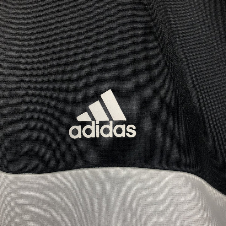 Adidas adidas jersey track jacket men's size L polyester black type Vintage Second Hand