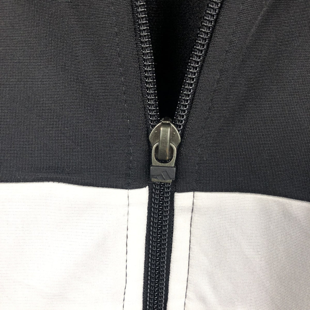 Adidas adidas jersey track jacket men's size L polyester black type Vintage Second Hand