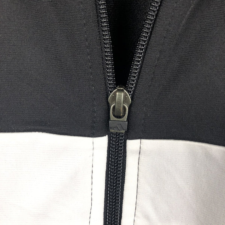 Adidas adidas jersey track jacket men's size L polyester black type Vintage Second Hand