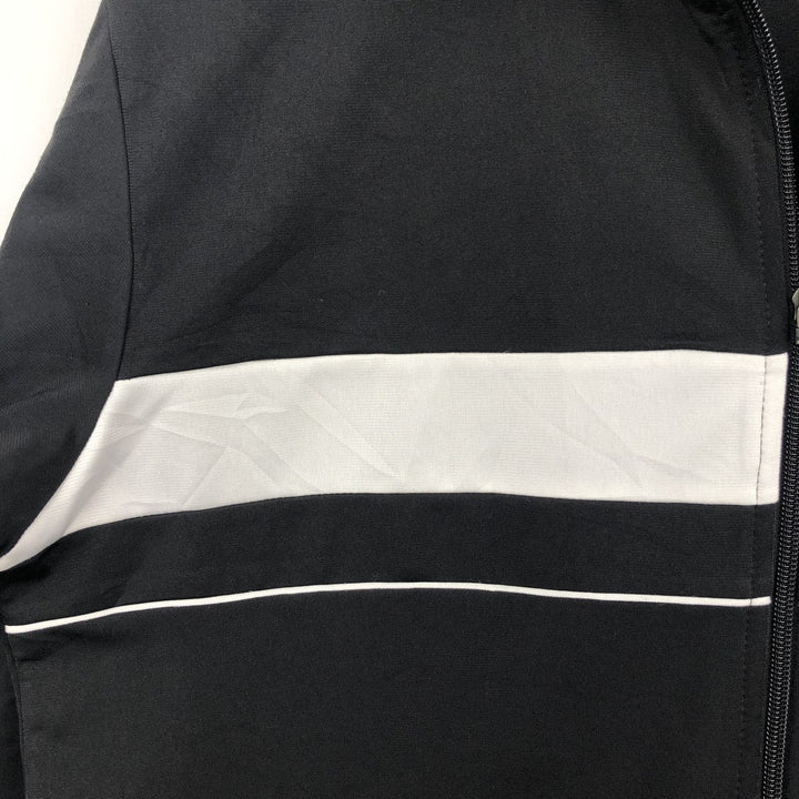 Adidas adidas jersey track jacket men's size L polyester black type Vintage Second Hand