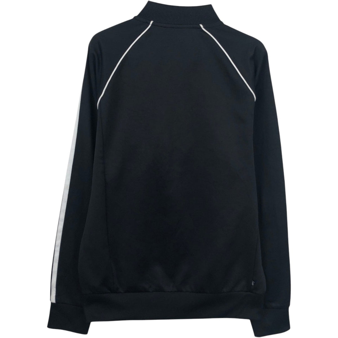 Adidas ORIGINALS Trefoil Logo Track Jacket, Men's Size L (approx.) polyester black type Vintage Second Hand