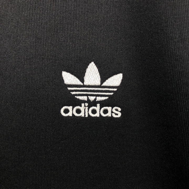 Adidas ORIGINALS Trefoil Logo Track Jacket, Men's Size L (approx.) polyester black type Vintage Second Hand