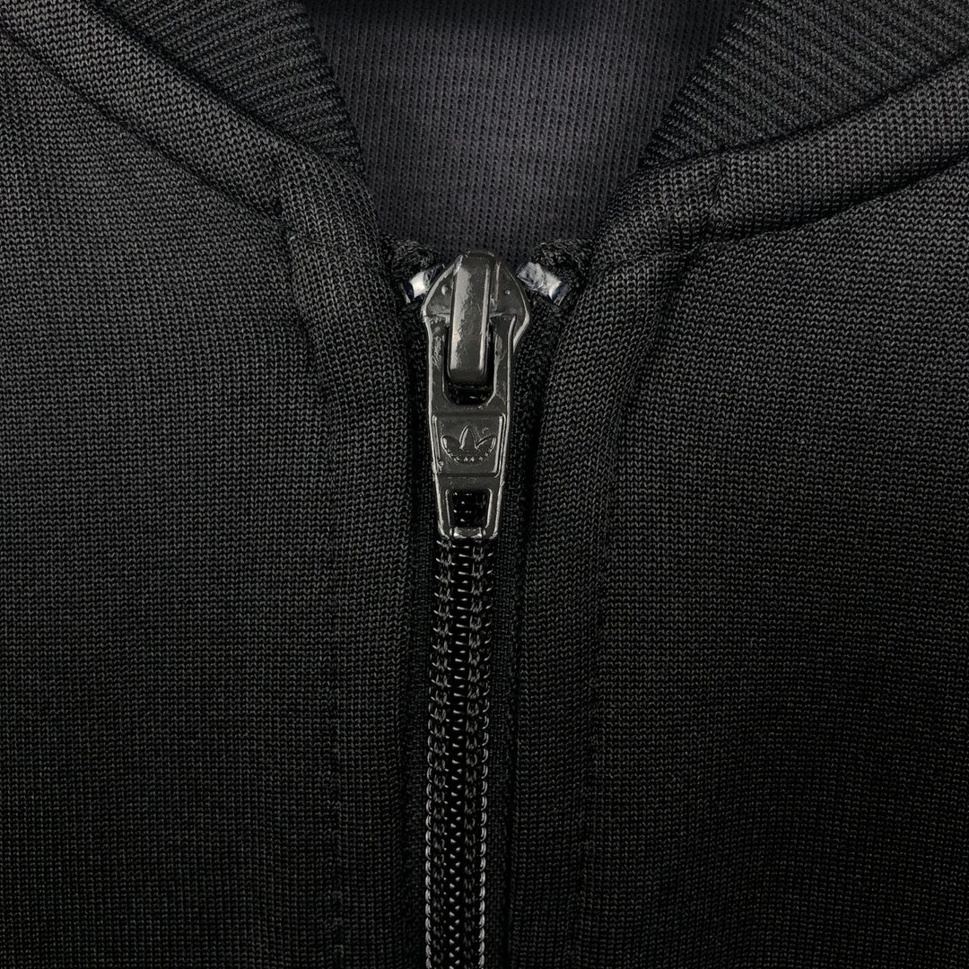 Adidas ORIGINALS Trefoil Logo Track Jacket, Men's Size L (approx.) polyester black type Vintage Second Hand
