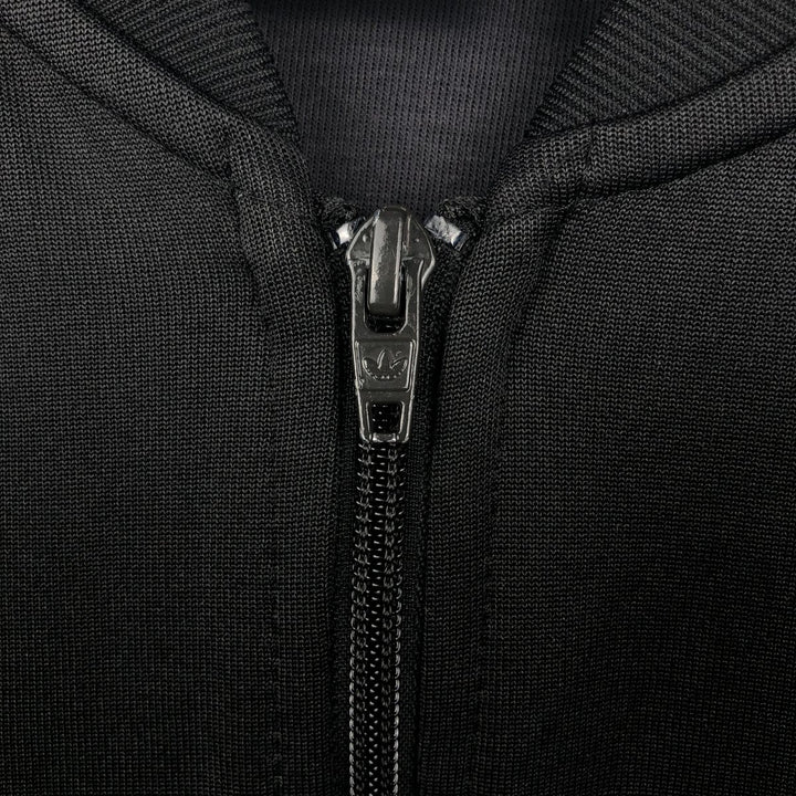 Adidas ORIGINALS Trefoil Logo Track Jacket, Men's Size L (approx.) polyester black type Vintage Second Hand