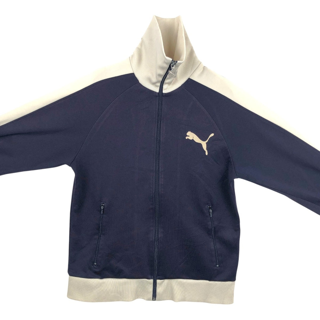 Puma Track Jacket, Men's Size M (approx.) unclear navy blue type Vintage Second Hand