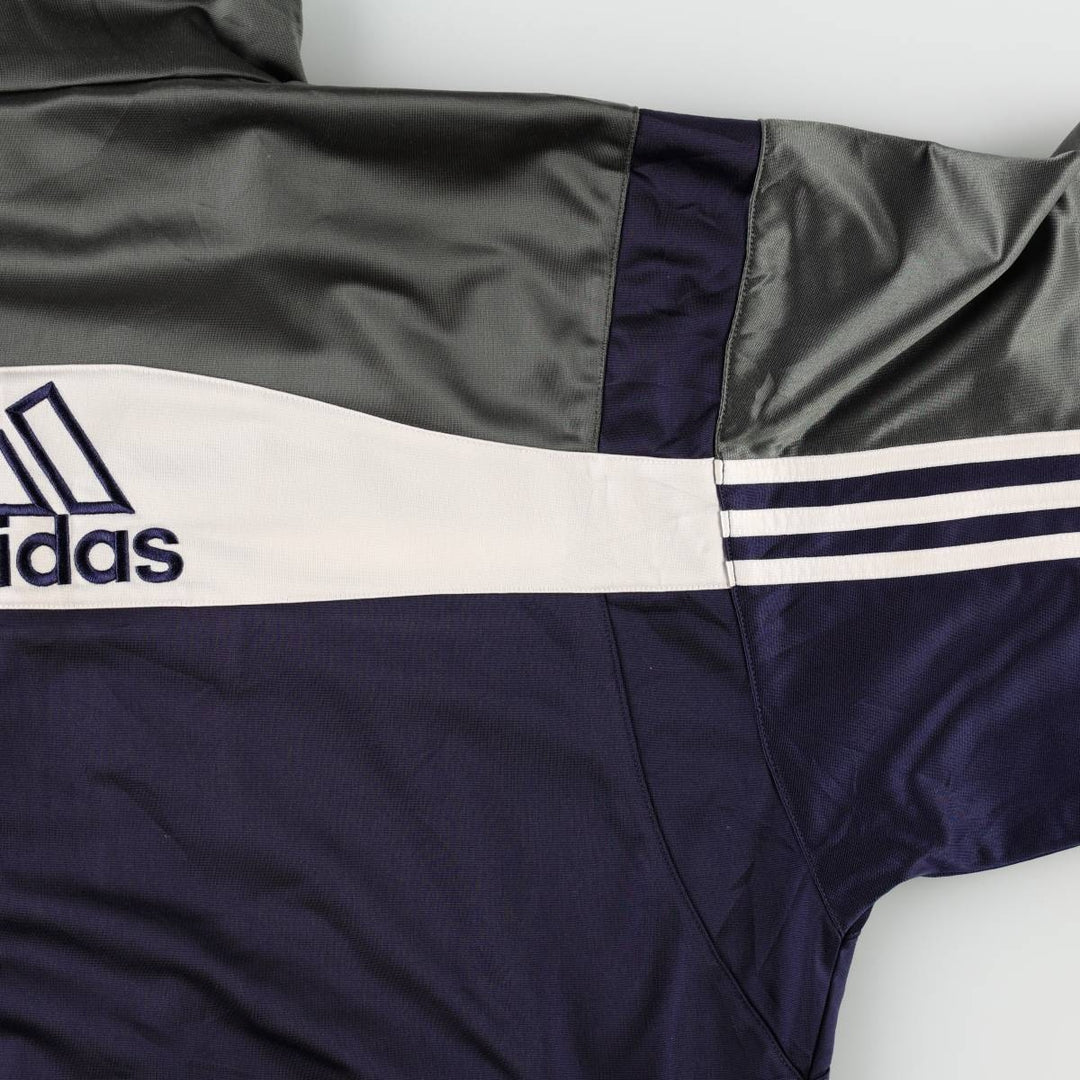 00'S adidas jersey track jacket, men's size M polyester Khaki type Vintage Second Hand