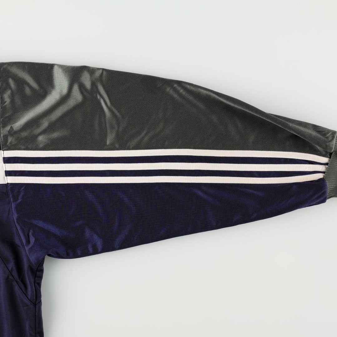 00'S adidas jersey track jacket, men's size M polyester Khaki type Vintage Second Hand
