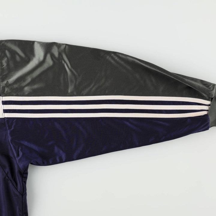 00'S adidas jersey track jacket, men's size M polyester Khaki type Vintage Second Hand