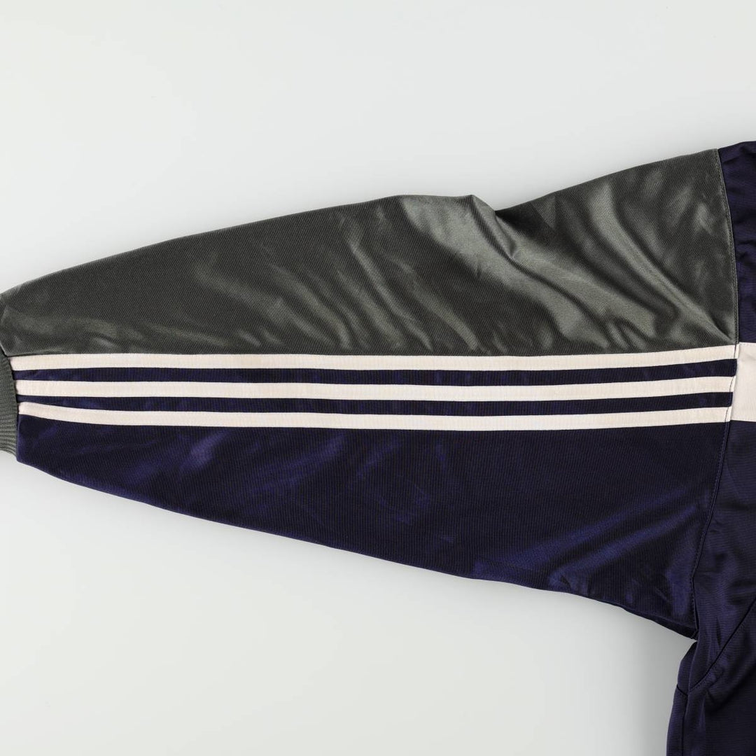 00'S adidas jersey track jacket, men's size M polyester Khaki type Vintage Second Hand