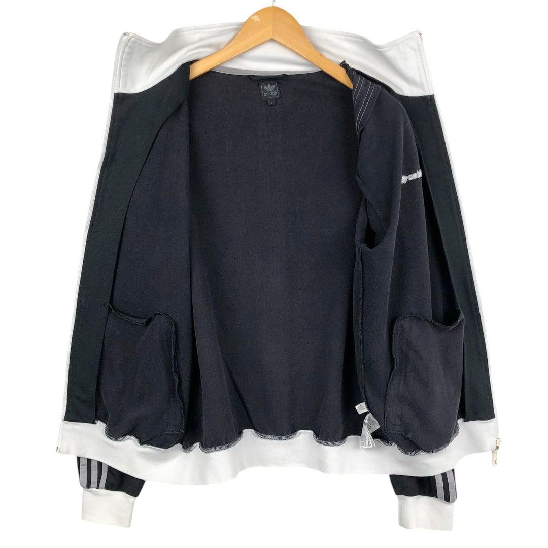 2000'S Adidas Originals Trefoil Logo Track Jacket, Men's Size L (approx.) cotton black type Vintage Second Hand