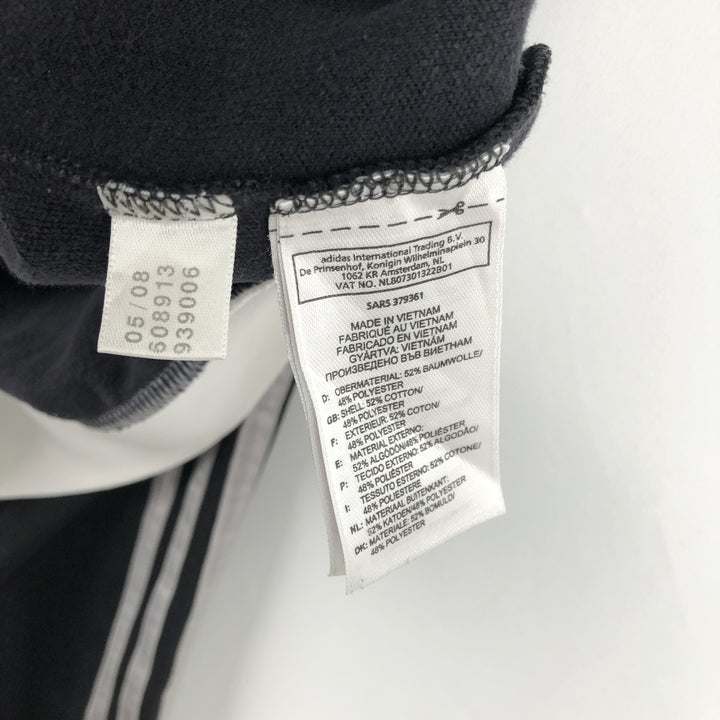 2000'S Adidas Originals Trefoil Logo Track Jacket, Men's Size L (approx.) cotton black type Vintage Second Hand