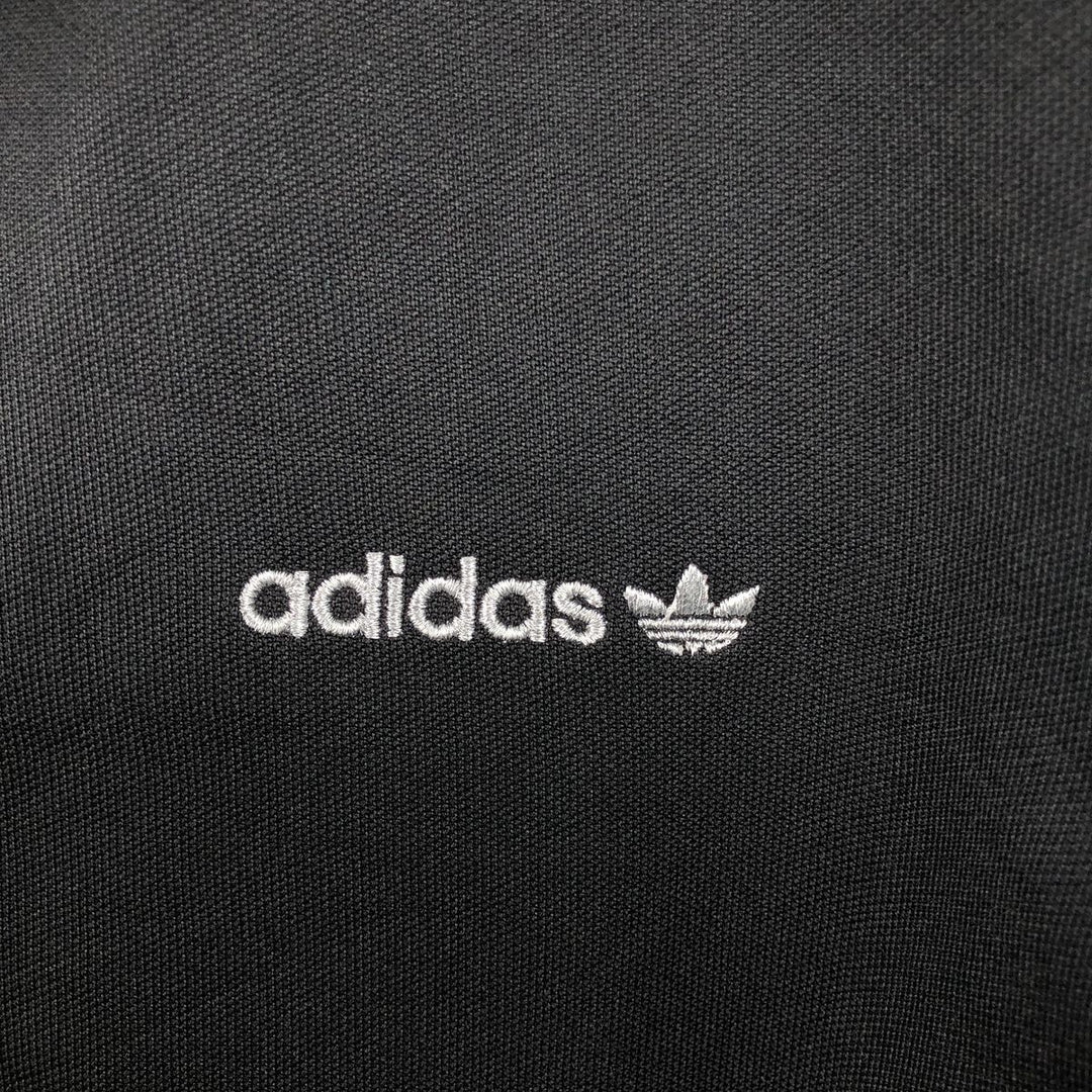 2000'S Adidas Originals Trefoil Logo Track Jacket, Men's Size L (approx.) cotton black type Vintage Second Hand