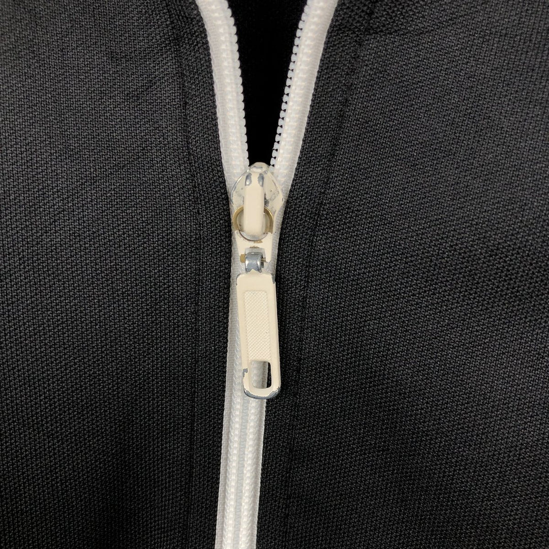 2000'S Adidas Originals Trefoil Logo Track Jacket, Men's Size L (approx.) cotton black type Vintage Second Hand