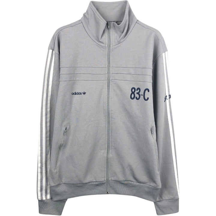 00'S adidas Originals Jersey Track Jacket Men's Size L cotton gray type Vintage Second Hand