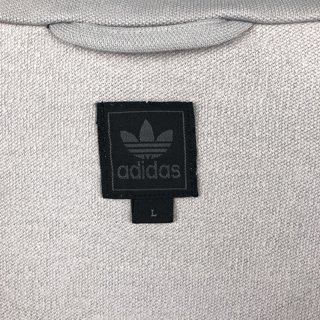 00'S adidas Originals Jersey Track Jacket Men's Size L cotton gray type Vintage Second Hand