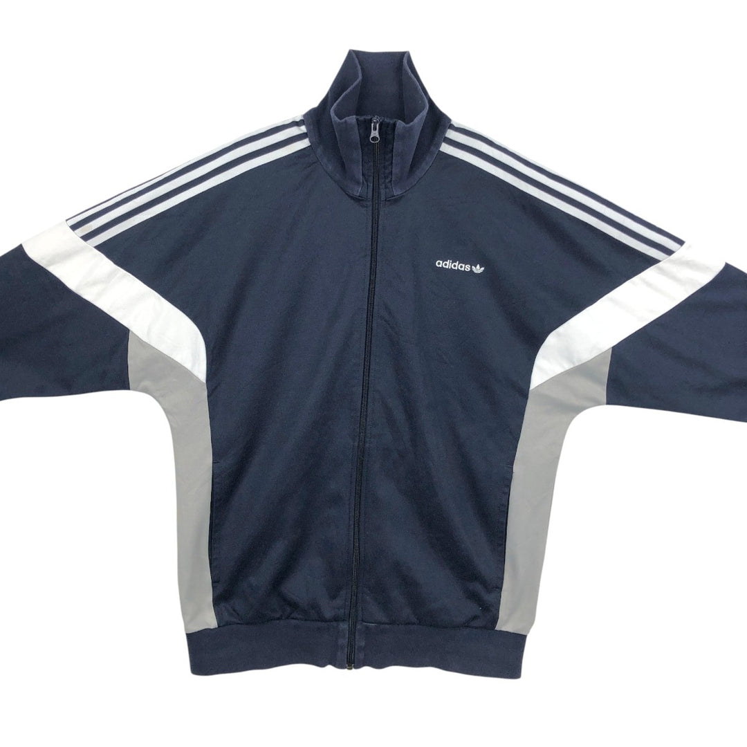 Adidas ORIGINALS Trefoil Logo Track Jacket, Men's Size L (approx.) cotton black type Vintage Second Hand