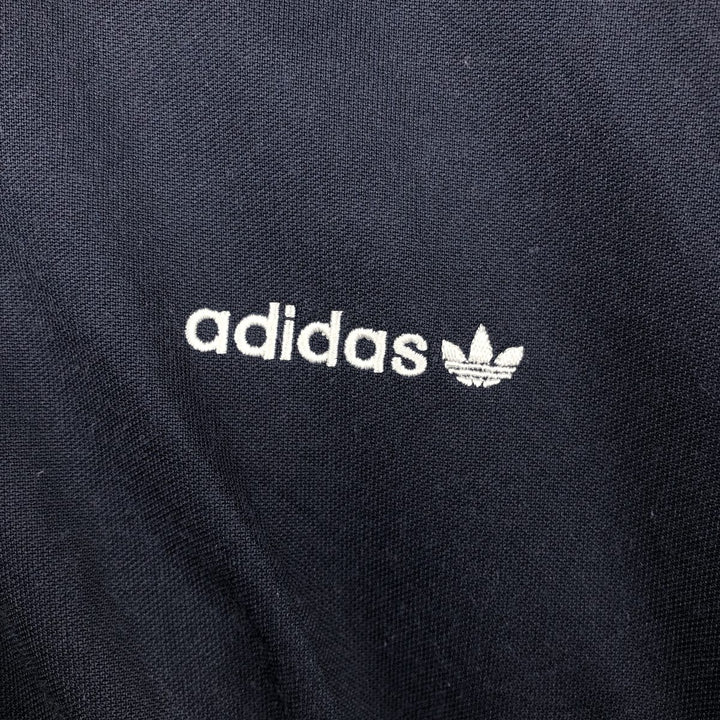 Adidas ORIGINALS Trefoil Logo Track Jacket, Men's Size L (approx.) cotton black type Vintage Second Hand