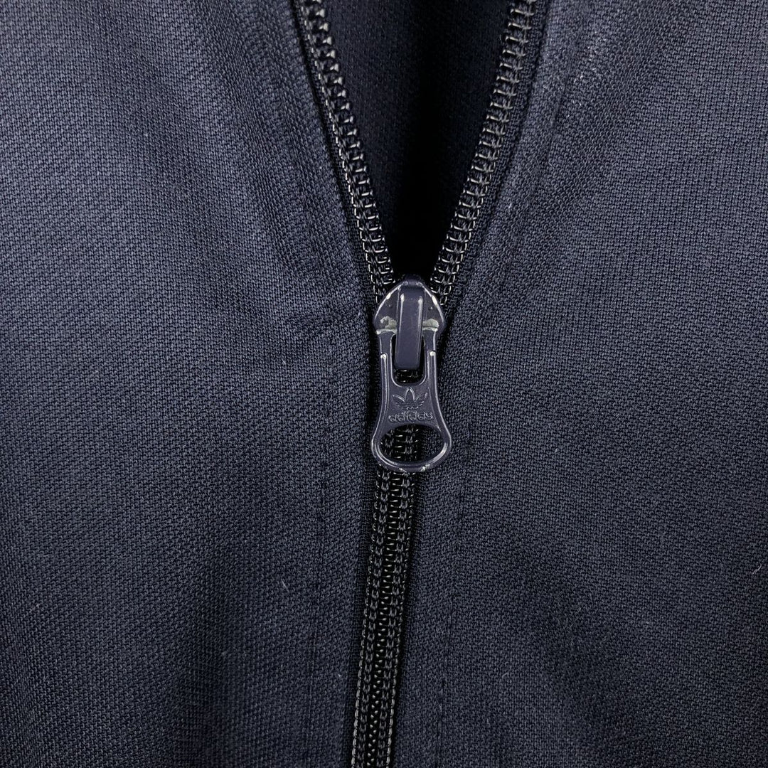 Adidas ORIGINALS Trefoil Logo Track Jacket, Men's Size L (approx.) cotton black type Vintage Second Hand