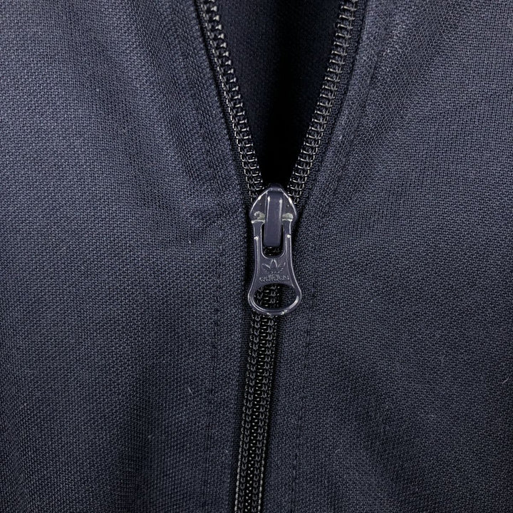 Adidas ORIGINALS Trefoil Logo Track Jacket, Men's Size L (approx.) cotton black type Vintage Second Hand