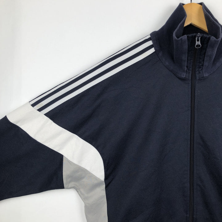 Adidas ORIGINALS Trefoil Logo Track Jacket, Men's Size L (approx.) cotton black type Vintage Second Hand