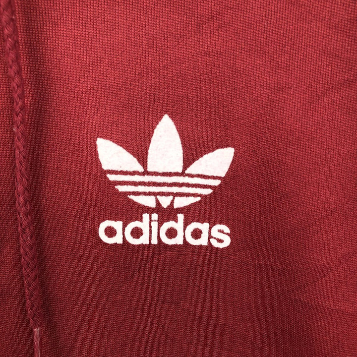 Adidas ORIGINALS Trefoil Logo Track Jacket (Men's Size M) polyester Red type red-purple Vintage Second Hand