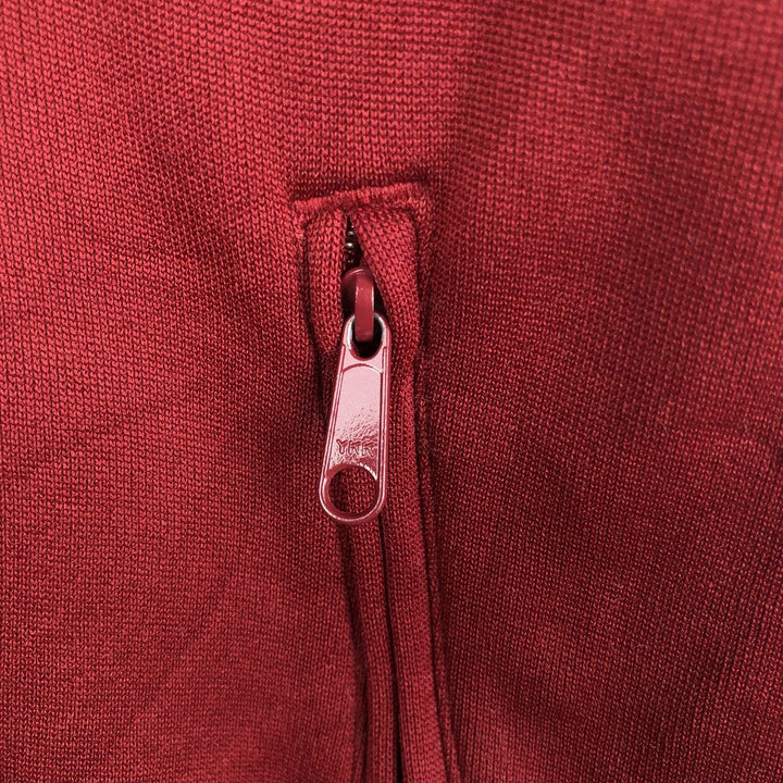 Adidas ORIGINALS Trefoil Logo Track Jacket (Men's Size M) polyester Red type red-purple Vintage Second Hand