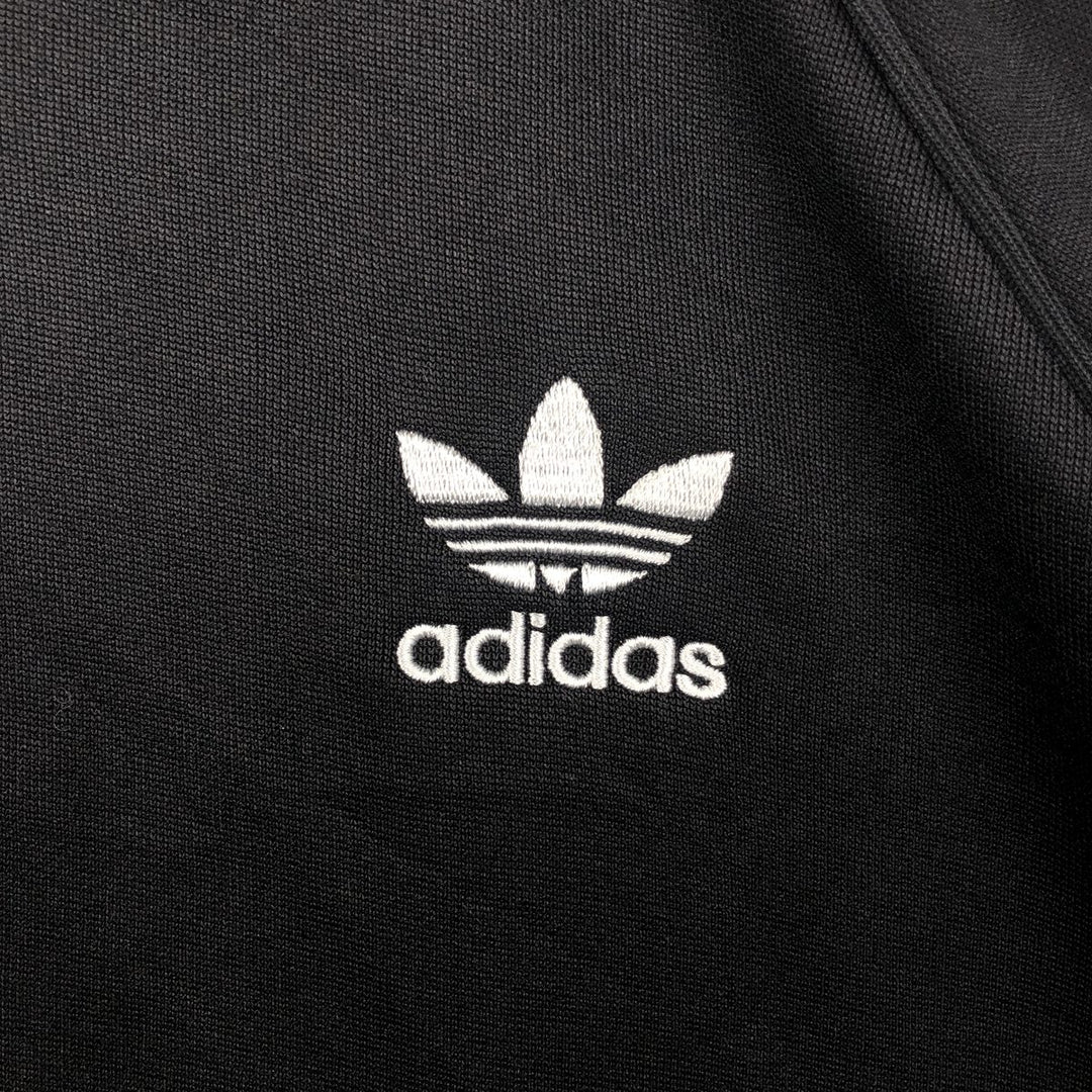 Adidas ORIGINALS Trefoil Logo Track Jacket, Men's Size M (approx.) polyester black type Vintage Second Hand