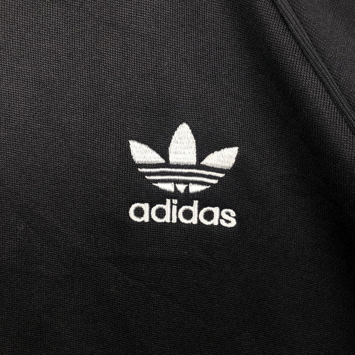 Adidas ORIGINALS Trefoil Logo Track Jacket, Men's Size M (approx.) polyester black type Vintage Second Hand
