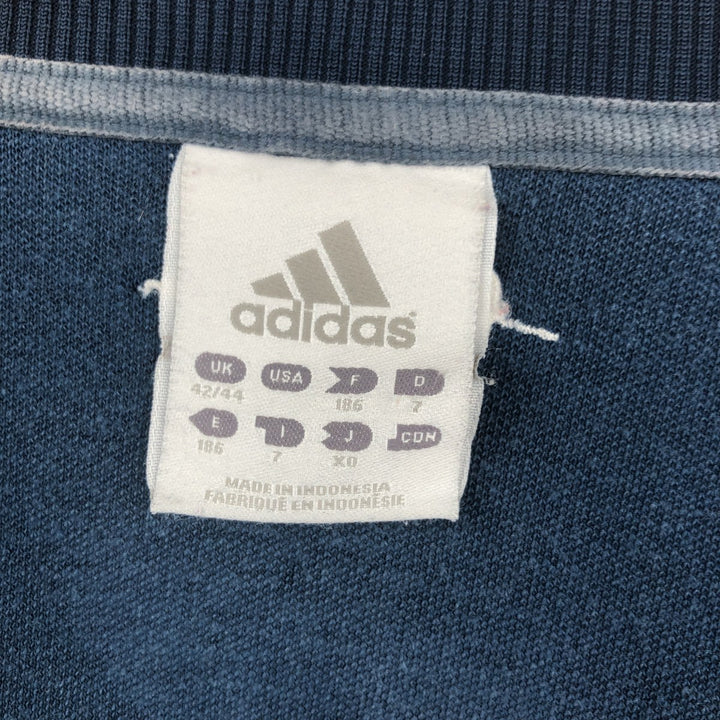 00'S adidas jersey track jacket, men's size M cotton navy blue type Vintage Second Hand