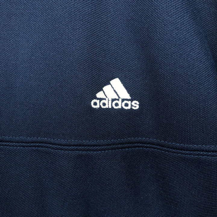00'S adidas jersey track jacket, men's size M cotton navy blue type Vintage Second Hand