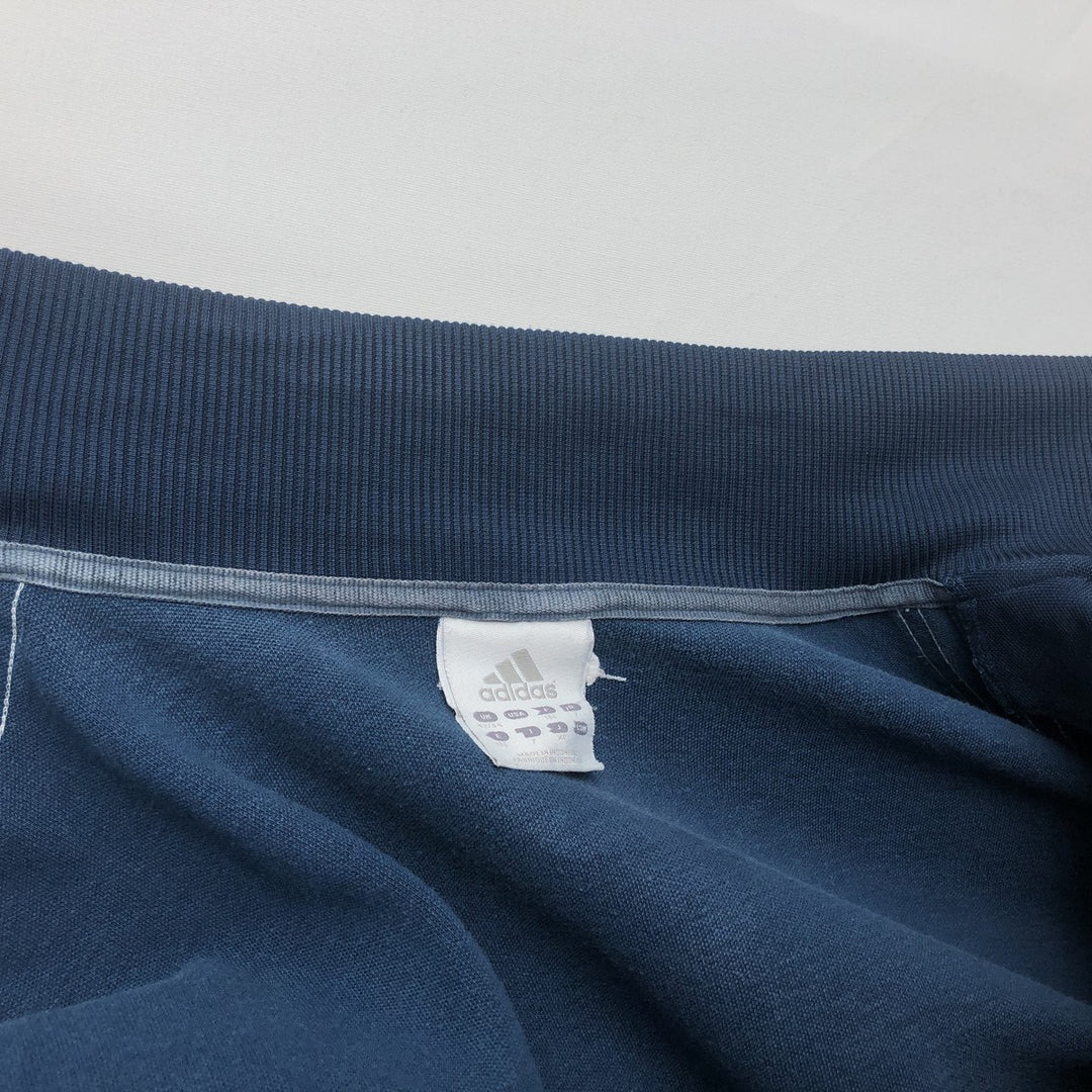 00'S adidas jersey track jacket, men's size M cotton navy blue type Vintage Second Hand