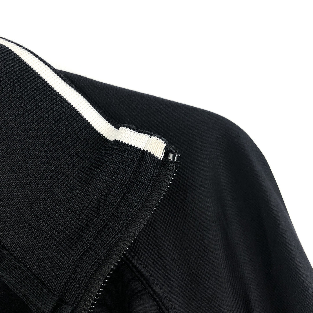 Ralph Lauren POLO by Ralph Lauren Jersey Track Jacket, Men's Size L polyester black type Vintage Second Hand