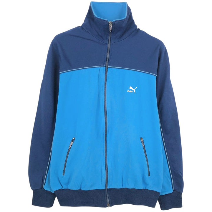 80'S Puma Track Jacket, Men's Size S (approx.), Vintage unclear Blue type light blue Vintage Second Hand