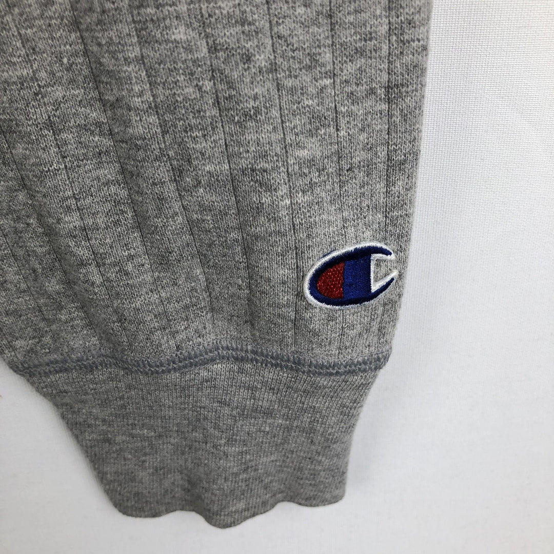 Champion Long-Sleeve T-Shirt, Made in USA, Men's Size M (Equivalent), Vintage cotton gray type Vintage Second Hand