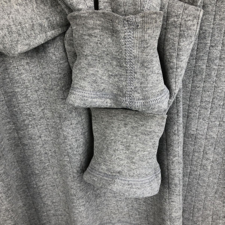Champion Long-Sleeve T-Shirt, Made in USA, Men's Size M (Equivalent), Vintage cotton gray type Vintage Second Hand
