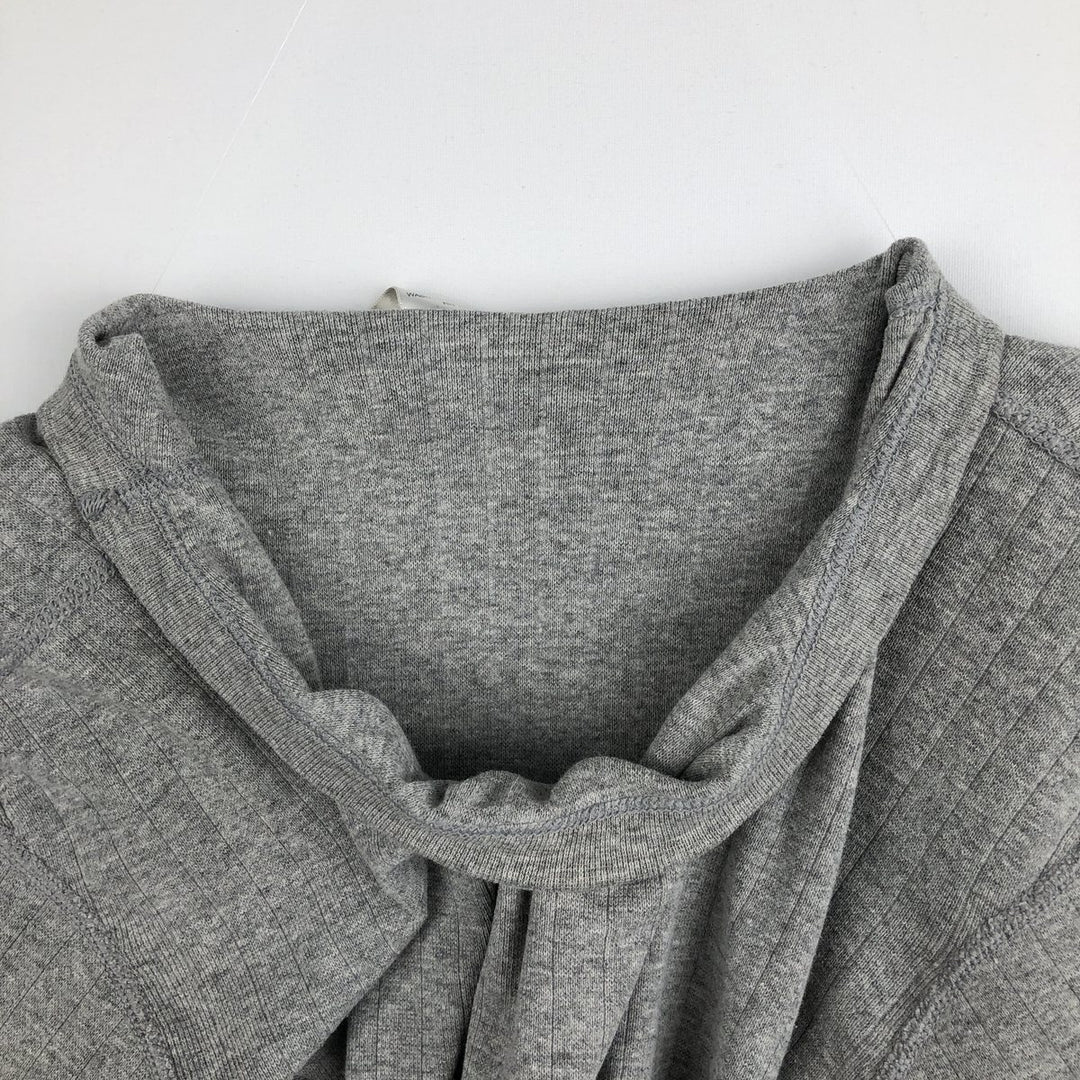 Champion Long-Sleeve T-Shirt, Made in USA, Men's Size M (Equivalent), Vintage cotton gray type Vintage Second Hand