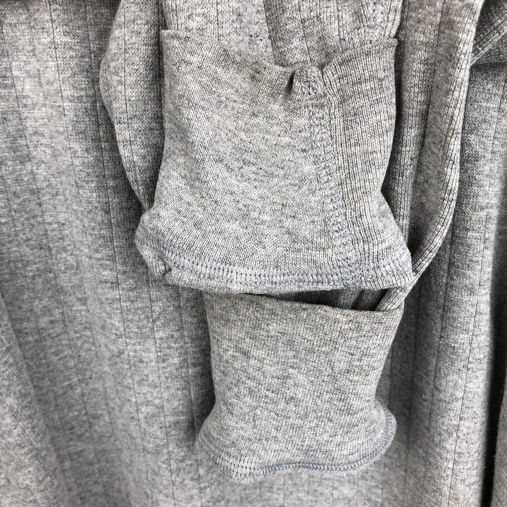 Champion Long-Sleeve T-Shirt, Made in USA, Men's Size M (Equivalent), Vintage cotton gray type Vintage Second Hand