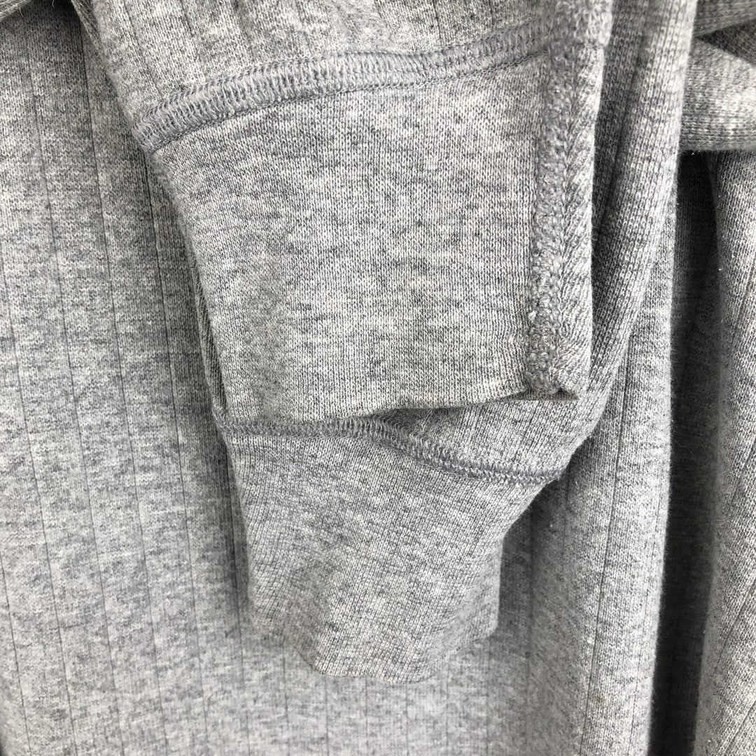 Champion Long-Sleeve T-Shirt, Made in USA, Men's Size M (Equivalent), Vintage cotton gray type Vintage Second Hand