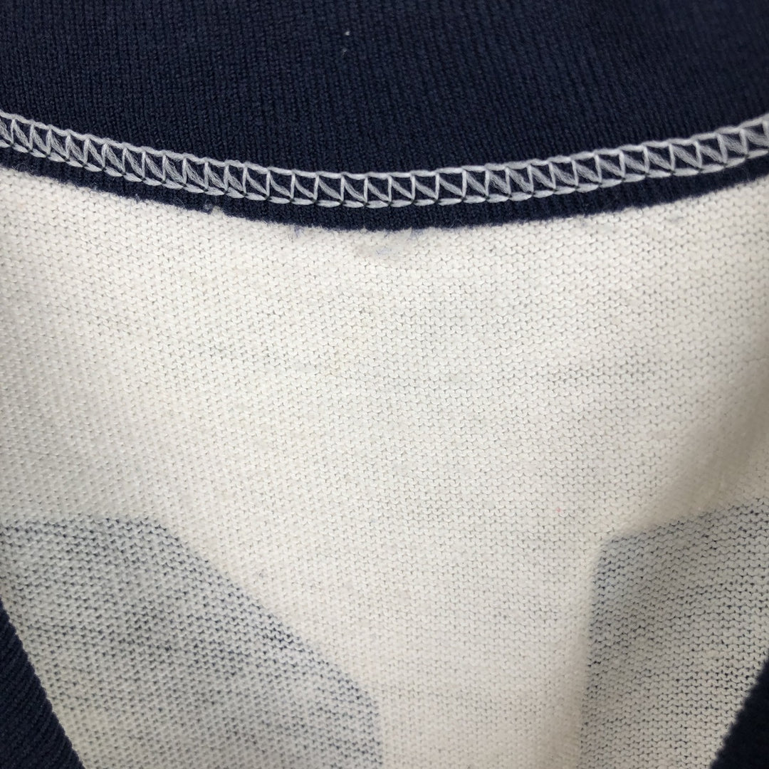 1970'S Vintage 7/8 Sleeve Raglan T-Shirt (Men's Size M equivalent) unclear navy blue type Vintage Second Hand